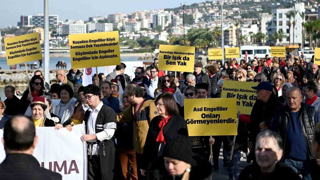 Kuşadası’nda ’3 Aralık Dünya Engelliler Günü’ kutlandı